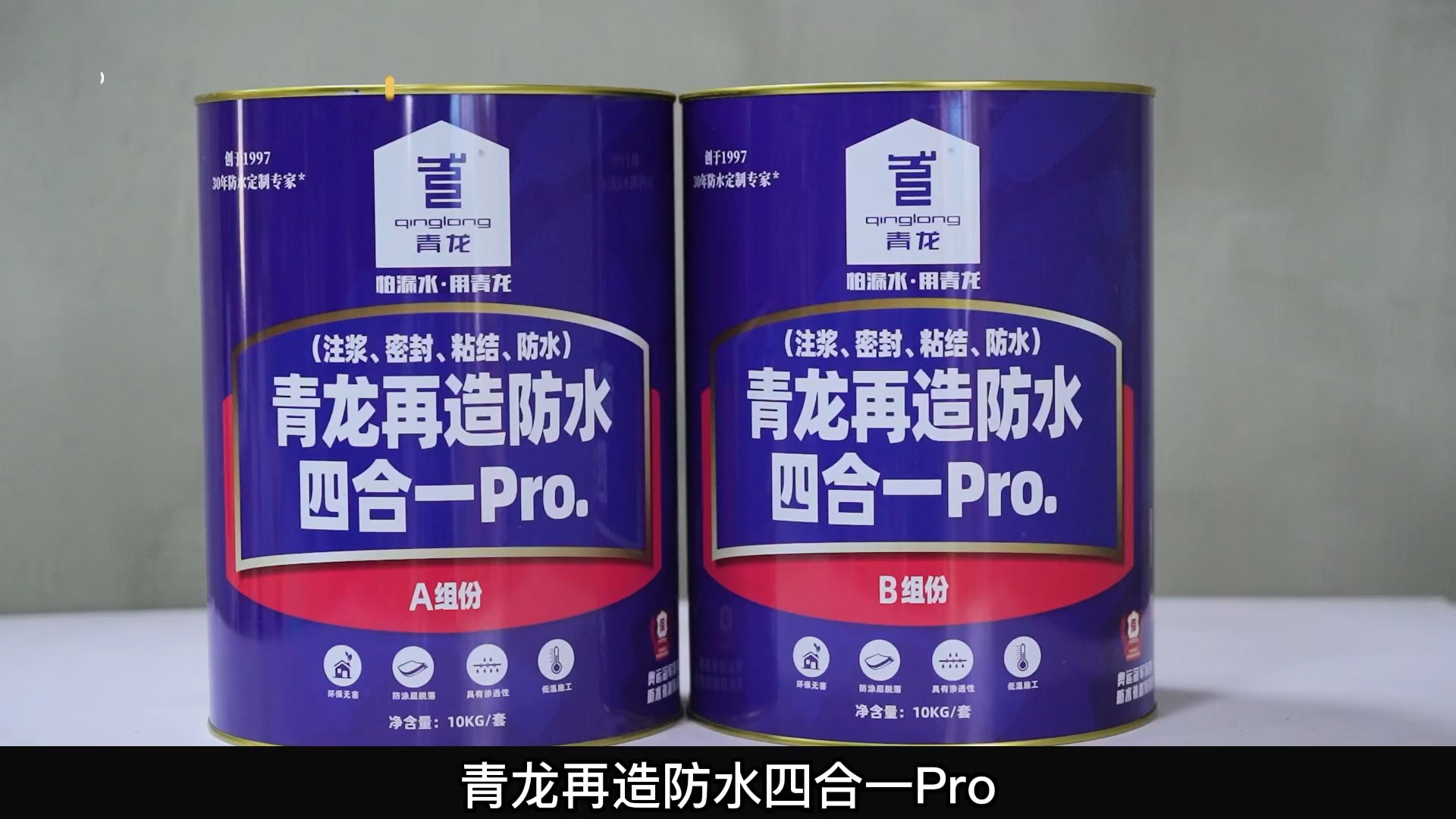 青龍再造防水四合一 Pro.(注漿、密封、粘結 、防水)